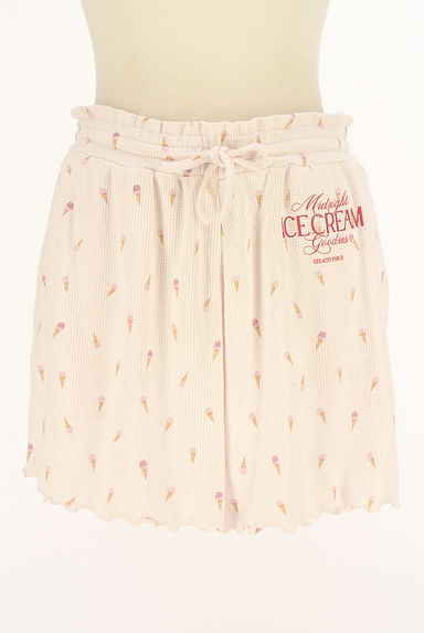 gelato pique（ジェラートピケ）の古着「アイスクリーム柄ワッフルショートパンツ（ショートパンツ・ハーフパンツ）」大画像１へ