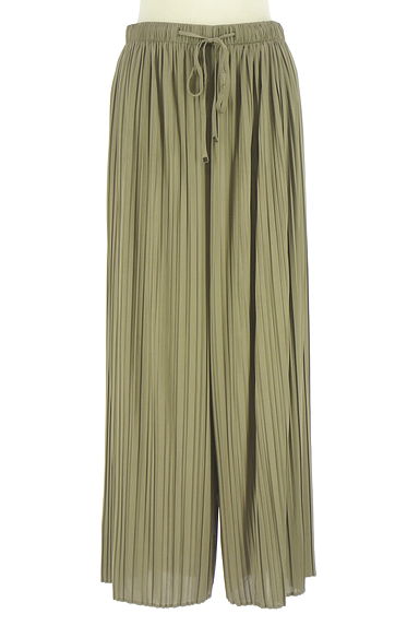 クリックで大画像表示 INDIVI(インディヴィ)の古着「プリーツフレアパンツ(パンツ)」大画像1へ