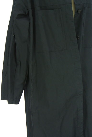 クリックで大画像表示 MidiUmi(ミディウミ)の古着「スタンドカラー膝丈シャツワンピース(ワンピース・チュニック)」大画像5へ