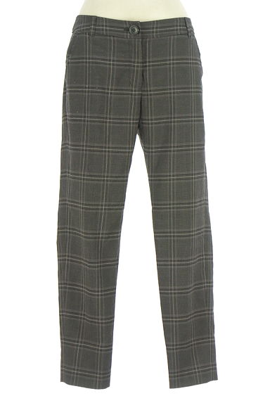 NATURAL BEAUTY BASIC（ナチュラルビューティベーシック）の古着「チェック柄テーパードパンツ（パンツ）」大画像１へ