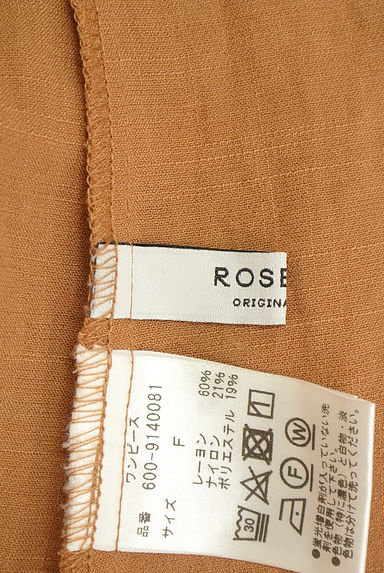 ROSE BUD（ローズバッド）の古着「オープンショルダー半袖ワンピース（ワンピース・チュニック）」大画像６へ