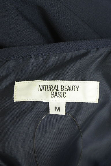 NATURAL BEAUTY BASIC（ナチュラルビューティベーシック）の古着「裾フリル膝丈ノースリワンピース（ワンピース・チュニック）」大画像６へ