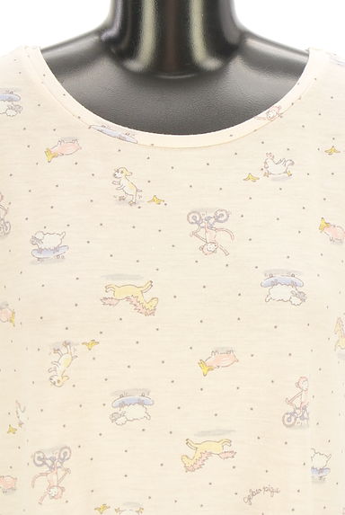 gelato pique（ジェラートピケ）の古着「アニマル総柄半袖ワンピース（ワンピース・チュニック）」大画像４へ