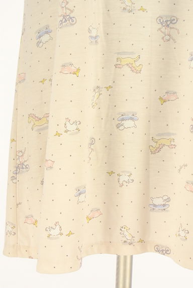 gelato pique（ジェラートピケ）の古着「アニマル総柄半袖ワンピース（ワンピース・チュニック）」大画像５へ