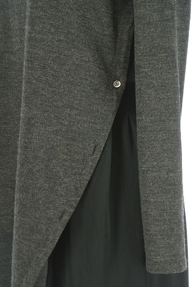 COMME CA（コムサ）の古着「Gabardine K.T 別地切替アシンメトリーワンピース（ワンピース・チュニック）」大画像４へ