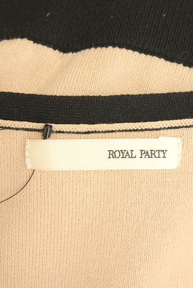 ROYAL PARTY（ロイヤルパーティ）の古着「ノースリニットワンピース（ワンピース・チュニック）」大画像６へ