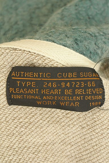 CUBE SUGAR（キューブシュガー）の古着「ウール混別地切替タートルネックスウェットトップス（スウェット・パーカー）」大画像６へ