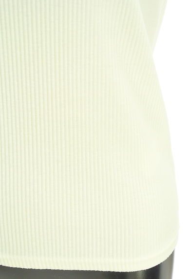 AZUL BY MOUSSY（アズールバイマウジー）の古着「ギャザースリーブリブカットソー（ニット）」大画像５へ