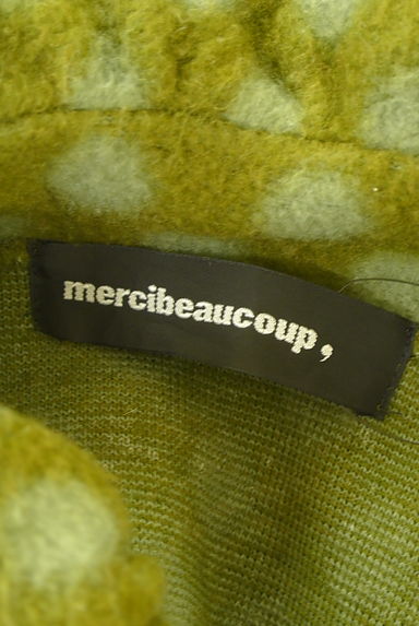 mercibeaucoup（メルシーボークー）の古着「ボリューム襟ドットフリースジャケット（ブルゾン・スタジャン）」大画像６へ