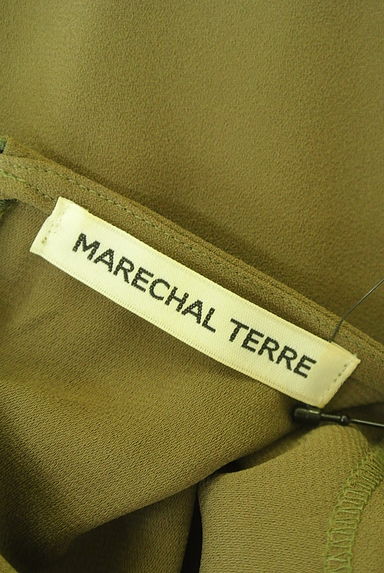 MARECHAL TERRE（マルシャル・テル）の古着「ドッキングベルトロングフレアワンピース（ワンピース・チュニック）」大画像６へ