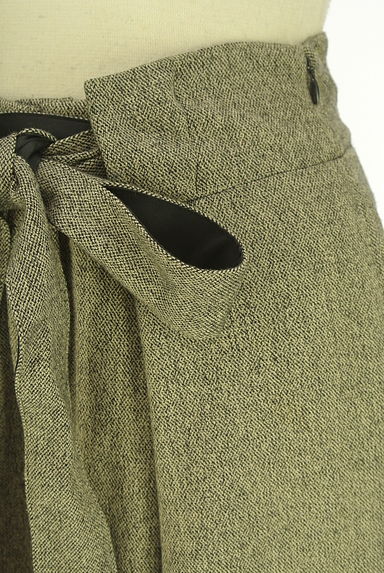 Droite lautreamont（ドロワットロートレアモン）の古着「ベルト付きウール混ワイドパンツ（パンツ）」大画像４へ