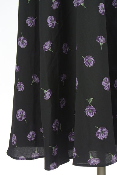 INDIVI（インディヴィ）の古着「半そで花柄シフォンワンピース（ワンピース・チュニック）」大画像５へ