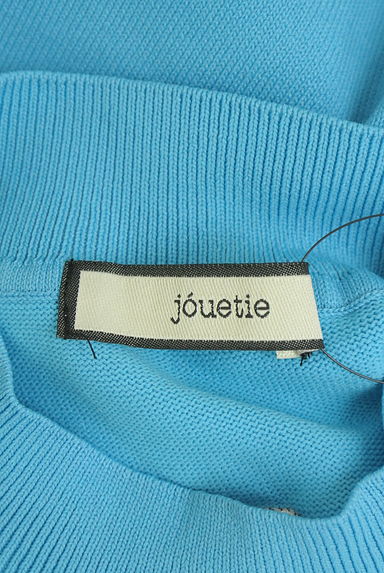 jouetie（ジュエティ）の古着「漢字ロゴ刺繍ノースリニットトップス（ニット）」大画像６へ