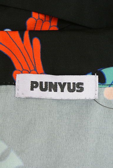 PUNYUS（プニュズ）の古着「オープンカラープリントシャツ（ブラウス）」大画像６へ