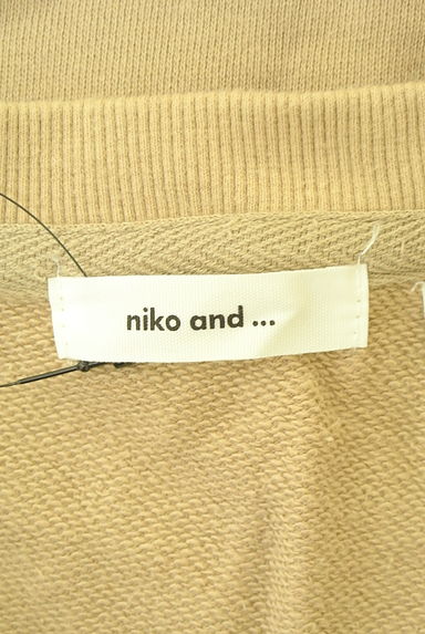 niko and...（ニコ アンド）の古着「キーネックノースリスウェットトップス（スウェット・パーカー）」大画像６へ