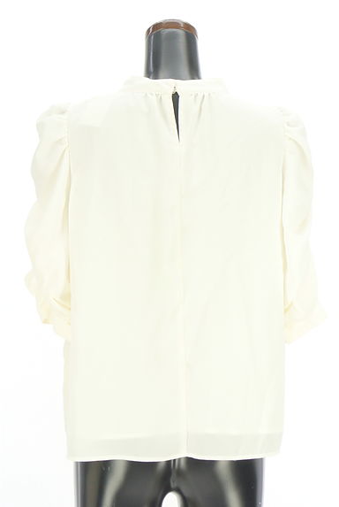 NATURAL BEAUTY BASIC（ナチュラルビューティベーシック）の古着「ボリューム袖シフォンブラウス（カットソー・プルオーバー）」大画像２へ