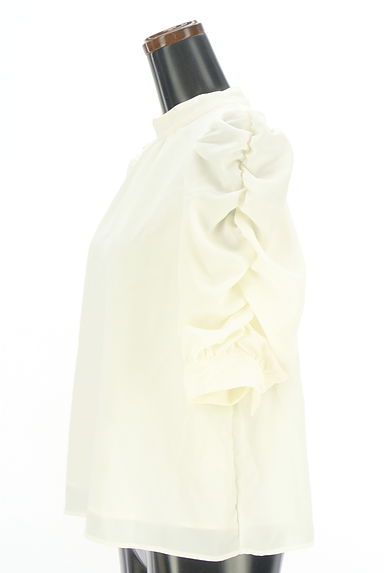 NATURAL BEAUTY BASIC（ナチュラルビューティベーシック）の古着「ボリューム袖シフォンブラウス（カットソー・プルオーバー）」大画像３へ