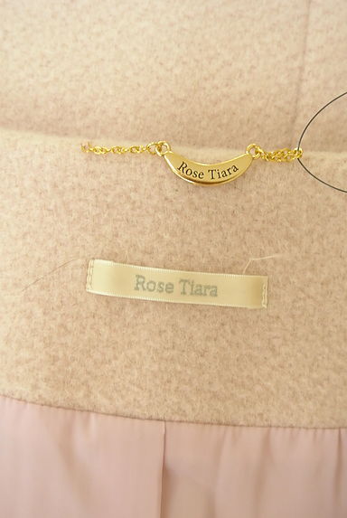 Rose Tiara（ローズティアラ）の古着「フェイクレザーリボンベルト付きウール混コート（コート）」大画像６へ