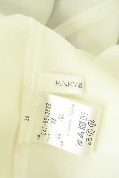 Pinky＆Dianne（ピンキー＆ダイアン）の古着「ボウタイ風タック入りノースリカットソー（カットソー・プルオーバー）」大画像６へ