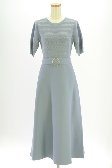 PROPORTION BODY DRESSING（プロポーションボディドレッシング）の古着「半そでニットワンピース（ワンピース・チュニック）」大画像１へ