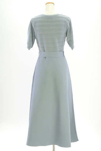 PROPORTION BODY DRESSING（プロポーションボディドレッシング）の古着「半そでニットワンピース（ワンピース・チュニック）」大画像２へ