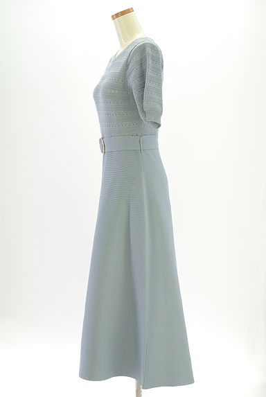 PROPORTION BODY DRESSING（プロポーションボディドレッシング）の古着「半そでニットワンピース（ワンピース・チュニック）」大画像３へ