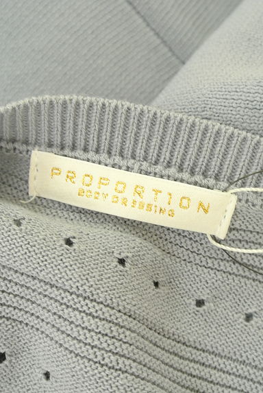 PROPORTION BODY DRESSING（プロポーションボディドレッシング）の古着「半そでニットワンピース（ワンピース・チュニック）」大画像６へ