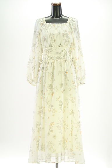 PROPORTION BODY DRESSING（プロポーションボディドレッシング）の古着「花柄シフォンワンピース（ワンピース・チュニック）」大画像１へ