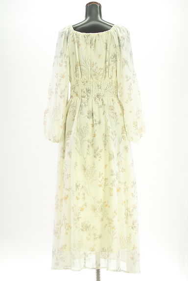 PROPORTION BODY DRESSING（プロポーションボディドレッシング）の古着「花柄シフォンワンピース（ワンピース・チュニック）」大画像２へ