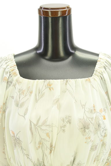 PROPORTION BODY DRESSING（プロポーションボディドレッシング）の古着「花柄シフォンワンピース（ワンピース・チュニック）」大画像５へ