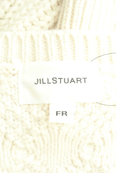 JILL by JILLSTUART（ジルバイジルスチュアート）の古着「パール付きケーブル編みニットトップス（セーター）」大画像６へ