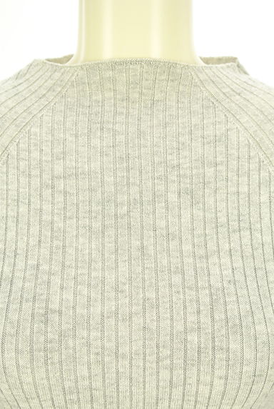 Droite lautreamont（ドロワットロートレアモン）の古着「ラメMIXモックネックリブニットトップス（ニット）」大画像４へ