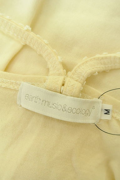 earth music&ecology（アースミュージック＆エコロジー）の古着「花刺繍ホルターネック付き7分袖カットソー（カットソー・プルオーバー）」大画像６へ