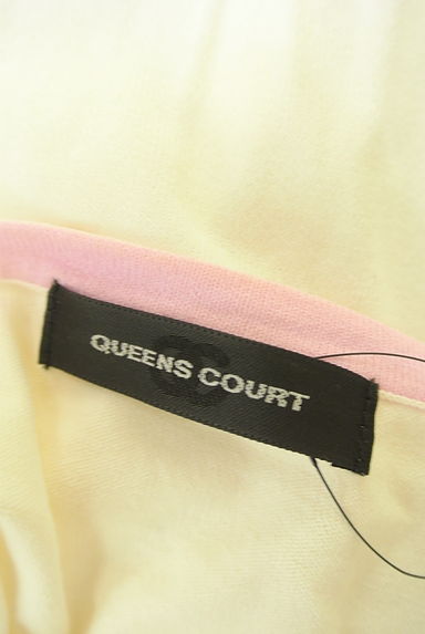QUEENS COURT（クイーンズコート）の古着「花ボタンニットカーディガン（カーディガン・ボレロ）」大画像６へ