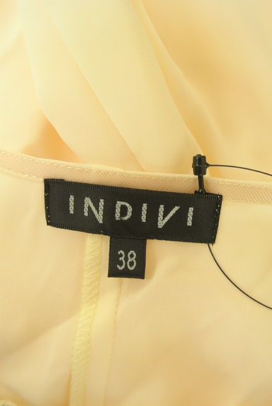 INDIVI（インディヴィ）の古着「衿リボンシアーカットソー（カットソー・プルオーバー）」大画像６へ