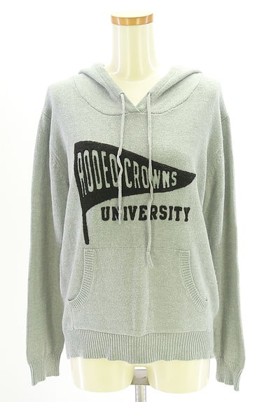 RODEO CROWNS（ロデオクラウン）の古着「ロゴニットパーカー（スウェット・パーカー）」大画像１へ