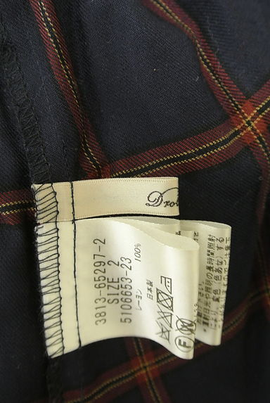 Droite lautreamont（ドロワットロートレアモン）の古着「7分袖チェック柄カットソー（カットソー・プルオーバー）」大画像６へ