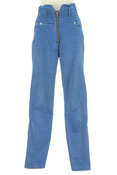 MURUA（ムルーア）の古着「ハイウエストスキニーデニムパンツ（デニムパンツ）」大画像１へ