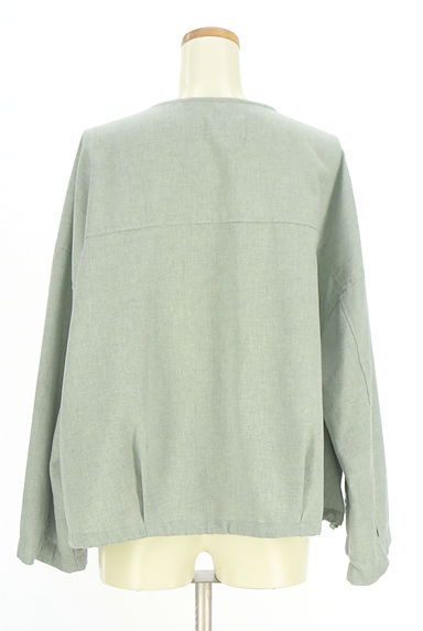 SM2（サマンサモスモス）の古着「ドロストヘムノーカラージャケット（ジャケット）」大画像２へ