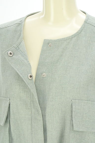 SM2（サマンサモスモス）の古着「ドロストヘムノーカラージャケット（ジャケット）」大画像４へ