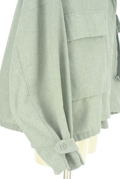 SM2（サマンサモスモス）の古着「ドロストヘムノーカラージャケット（ジャケット）」大画像５へ