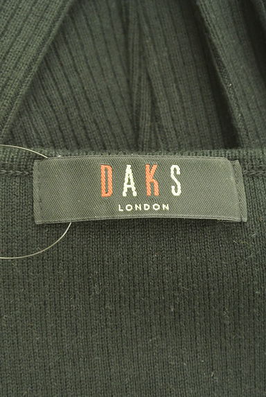 DAKS（ダックス）の古着「フロントチェック切替リブニット（ニット）」大画像６へ