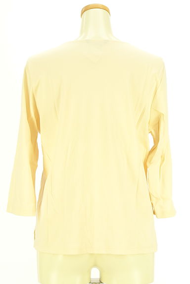 クリックで大画像表示 DAKS(ダックス)の古着「ビーズ刺繍七分袖カットソー(カットソー・プルオーバー)」大画像2へ