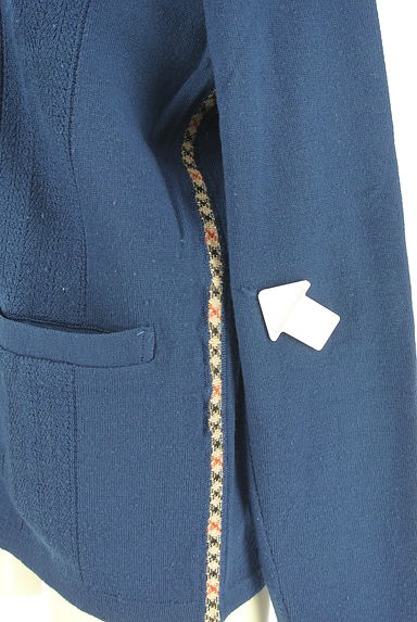 クリックで大画像表示 DAKS(ダックス)の古着「サイドラインニットカーディガン(カーディガン・ボレロ)」大画像5へ