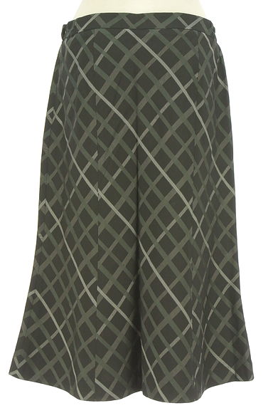 クリックで大画像表示 DAKS(ダックス)の古着「膝下丈チェック柄マーメイドスカート(スカート)」大画像2へ