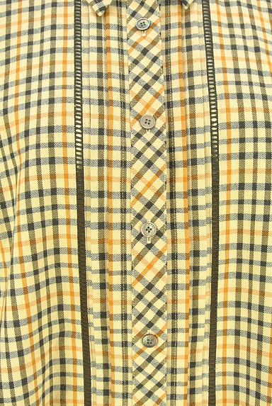 DAKS（ダックス）の古着「ハシゴレースチェックシャツ（ブラウス）」大画像４へ