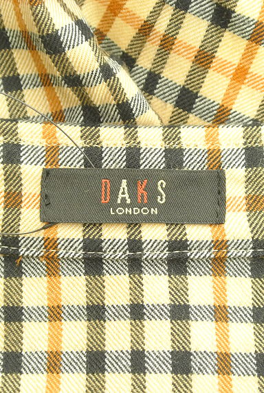 DAKS（ダックス）の古着「ハシゴレースチェックシャツ（ブラウス）」大画像６へ