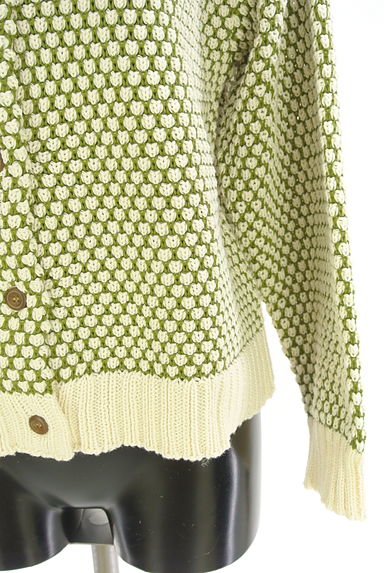 クリックで大画像表示 Samansa Mos2(サマンサモスモス)の古着「クルーネックカーディガン(カーディガン・ボレロ)」大画像5へ