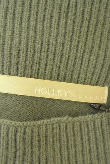 クリックで大画像表示 NOLLEY'S sophi(ノーリーズソフィ)の古着「モックネックニットワンピース(ワンピース・チュニック)」大画像6へ