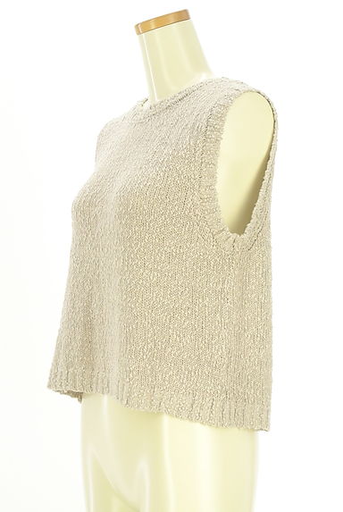 クリックで大画像表示 BABYLONE(バビロン)の古着「バックスリットニットベスト(ベスト・ジレ)」大画像3へ